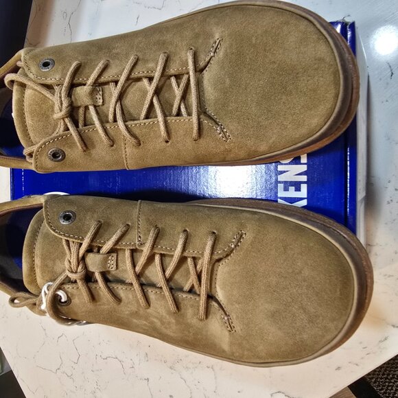 NEW Birkenstock Honnef Low Tea Suede Leather US MENS SIZE 10 SHOES NEW EU 43 - Picture 5 of 14